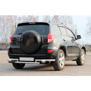 Zadní ochranný rám AK005-2 (2 ks, nerez) Toyota Rav 4 2006–2013 fotografie 3