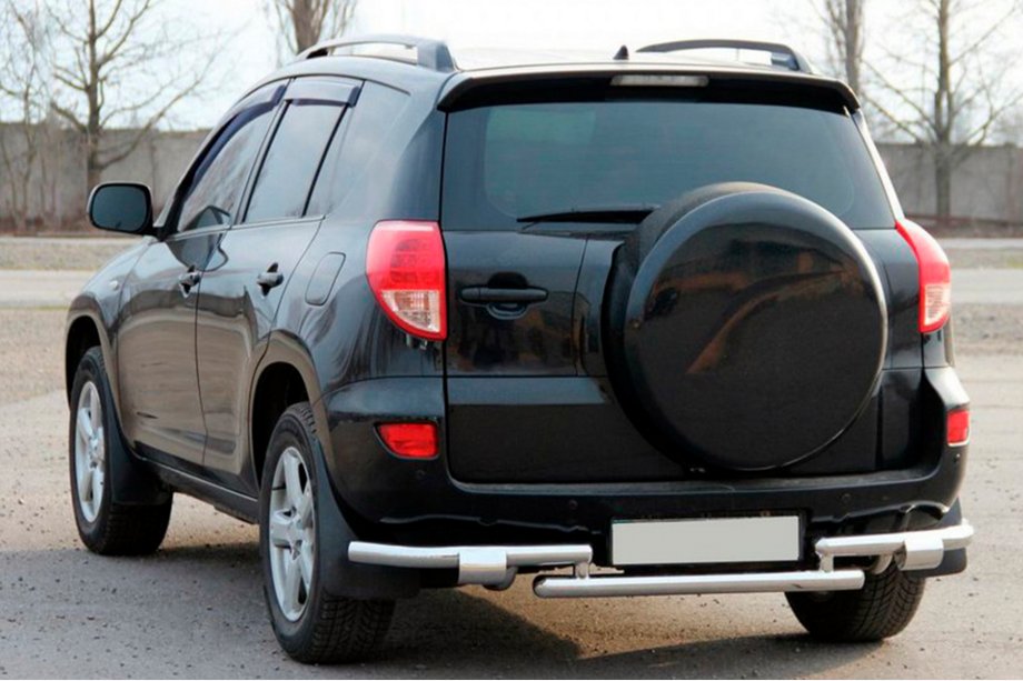 Toyota Rav 4 2006–2013 Zadní ochranný rám AK005-2 (2 ks, nerez) Image