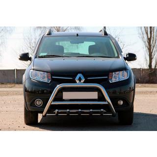 Přední nerezový ochranný rám WT003 Renault Sandero 2013–2022 fotografie 2