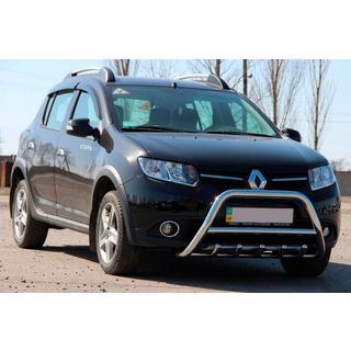 Přední nerezový ochranný rám WT003 Renault Sandero 2013–2022 fotografie 3