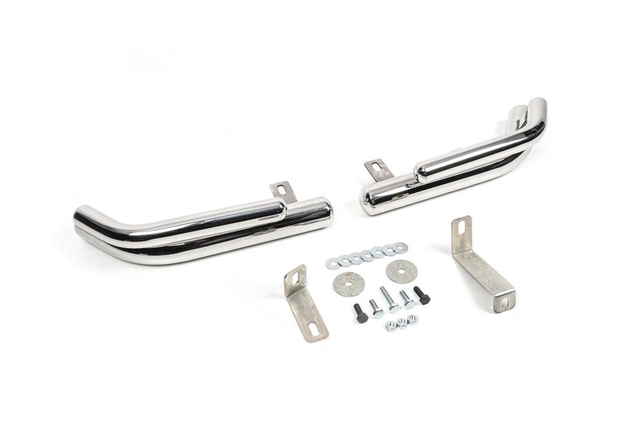 Hyundai Santa Fe 2 2006–2012 Zadní dvojité rohové oblouky AK003-Подвійний (nerez) Image