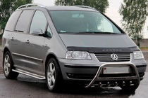 Volkswagen Sharan 1995–2010 Přední ochranný rám (bullbar) WT004 (nerez) 60 mm fotografie 2