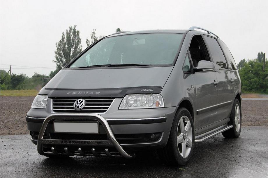 Volkswagen Sharan 1995–2010 Přední ochranný rám (bullbar) WT004 (nerez) 60 mm Image