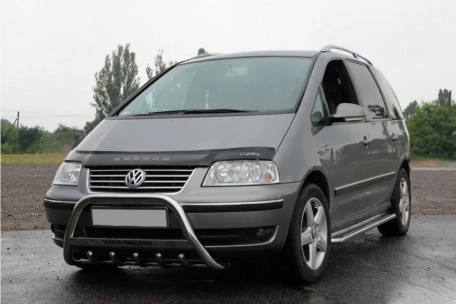 Volkswagen Sharan 1995–2010 Přední ochranný rám (bullbar) WT004 (nerez) Image