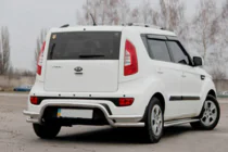 Kia Soul II 2013–2018 Zadní ochranný oblouk AK007-2 (nerez) fotografie 4