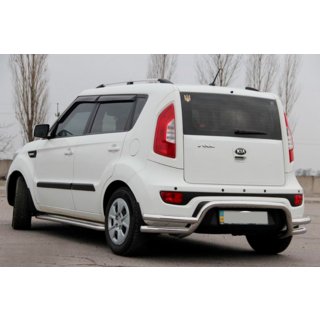 Zadní ochranný oblouk AK007-2 (nerez) Kia Soul II 2013–2018 fotografie 2