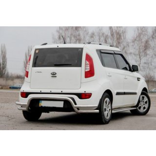 Zadní ochranný oblouk AK007-2 (nerez) Kia Soul II 2013–2018 fotografie 4