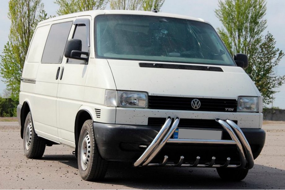Volkswagen T4 Caravelle/Multivan 1990–2003 Nerezový přední ochranný rám (bullbar) Kelebek WT011 Fotografie 1
