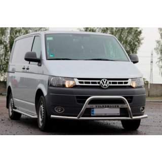 Nerezový kenguru rám WT007ST Volkswagen T5 2010–2015 fotografie 3