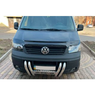 Nerezový bullbar ST006-04 „Nozdry“ Volkswagen T5 Transporter 2003–2010 fotografie 2