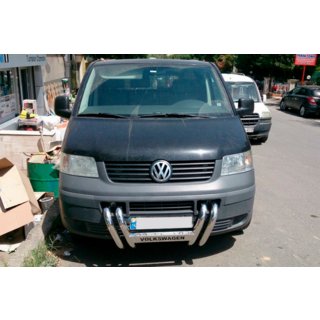 Nerezový bullbar ST006-04 „Nozdry“ Volkswagen T5 Transporter 2003–2010 fotografie 3