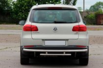 Volkswagen Tiguan 2007–2016 Zadní ochranný rám AK002-2 (nerez) fotografie 3