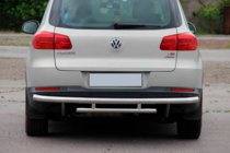 Volkswagen Tiguan 2007–2016 Zadní ochranný rám AK002-2 (nerez) fotografie 1