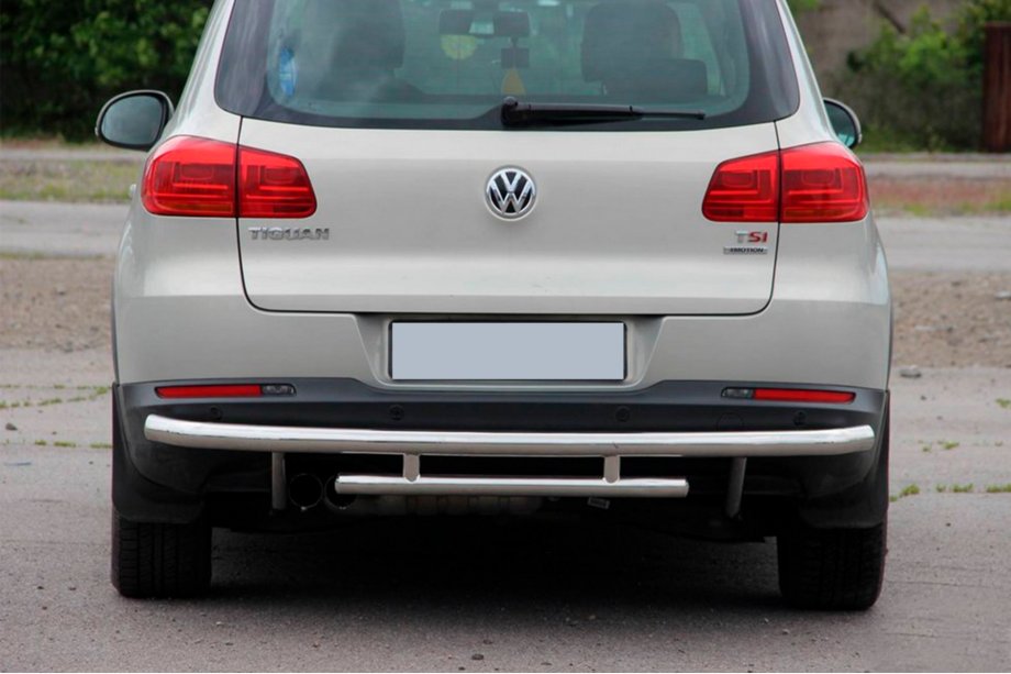 Volkswagen Tiguan 2007–2016 Zadní ochranný rám AK002-2 (nerez) Image