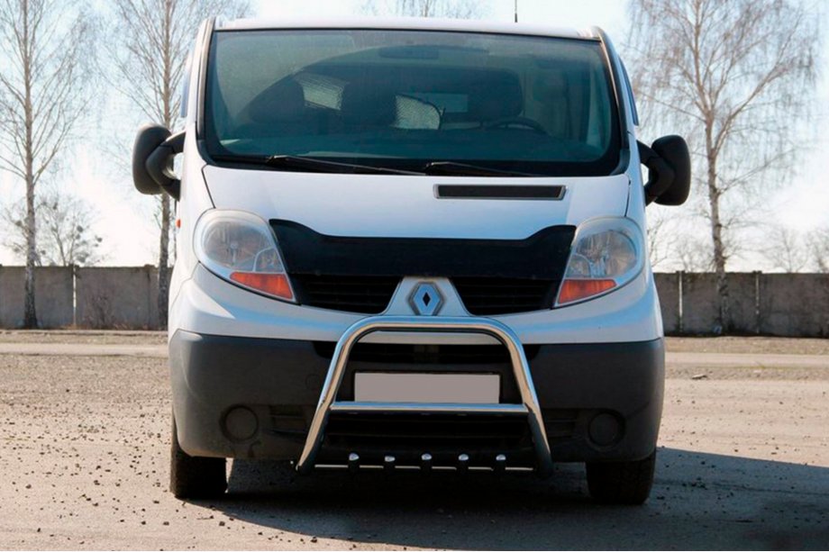 Renault Trafic 2001–2015 Ochranný rám QT-Spec (nerez) Fotografie 1