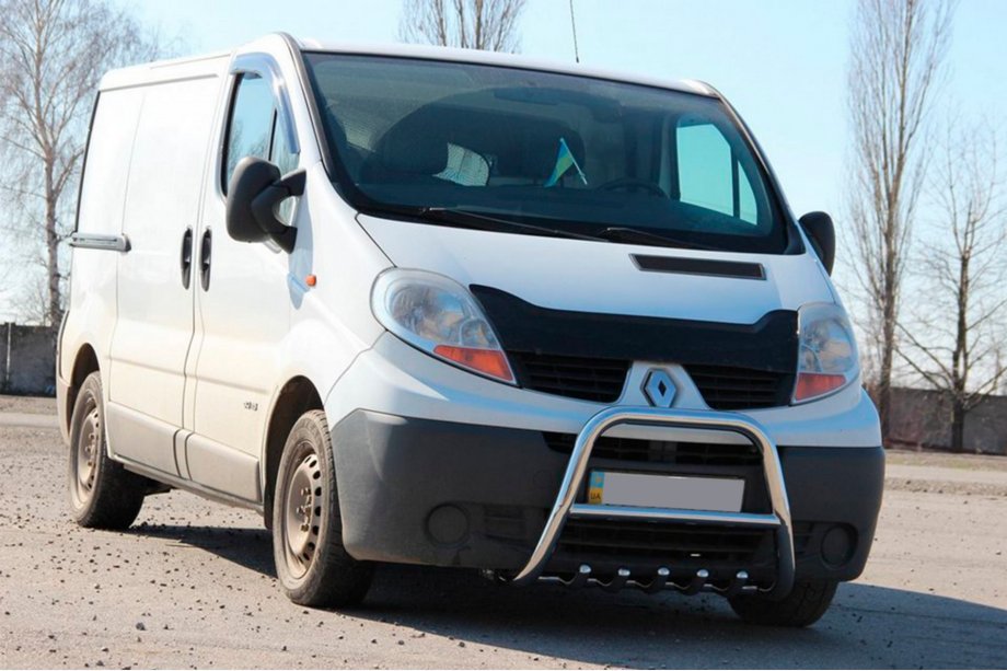 Renault Trafic 2001–2015 Ochranný rám QT-Spec (nerez) Fotografie 2