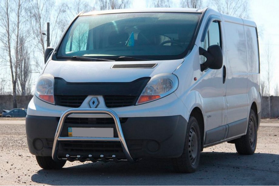 Opel Vivaro 2001–2015 Ochranný rám QT-Spec (nerez) Fotografie 3