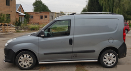 Fiat Doblo II 2010–2022 Boční nášlapy – nerezové trubky (2 ks) 60 mm, maxi základna fotografie 3