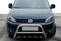 Volkswagen Caddy 2010–2015 Přední ochranný rám WT003 (průměr 60 mm, nerez) 50 mm fotografie 1