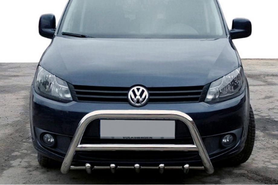 Volkswagen Caddy 2010–2015 Přední ochranný rám WT003 (průměr 60 mm, nerez) 50 mm Image