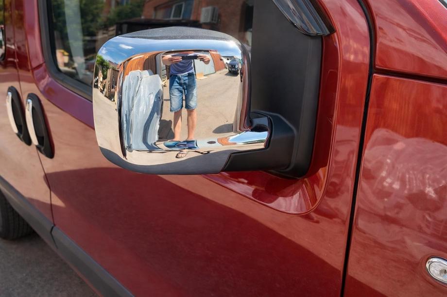 Fiat Fiorino/Qubo 2008–2024 Chromové kryty zrcátek kompletní (2 ks) Image