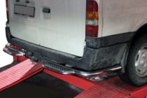 Ford Transit 2000–2014 Zadní ochranný nášlap AK-Special (nerez) fotografie 4
