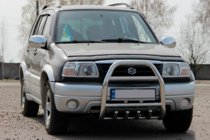 Suzuki Vitara 1998–2006 Nerezový přední ochranný rám QT007 fotografie 1