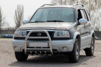 Suzuki Vitara 1998–2006 Nerezový přední ochranný rám QT007 fotografie 3