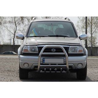 Nerezový přední ochranný rám QT007 Suzuki Vitara 1998–2006 fotografie 2