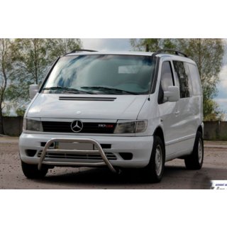 Bullbar WT022 (nerez) Mercedes Vito W638 1996–2003 fotografie 3