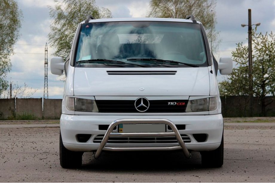 Mercedes Vito W638 1996–2003 Bullbar WT022 (nerez) Fotografie 1