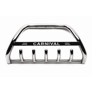 Přední ochranný rám (bullbar) WT004 (nerez) Kia Carnival 2002–2013 fotografie 4