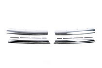 Volkswagen Amarok 2010–2022 Nerezové lišty na masku chladiče 2010-2016 (široké proužky, 4 ks) fotografie 2