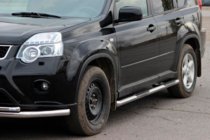 Nissan X-trail T31 2007–2014 Boční nerezové trubky BB002 (2 ks) fotografie 2