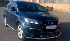 Audi Q7 2005–2015 Přední ochranný rám ST008 (nerez) Ø60 mm fotografie 2