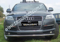 Audi Q7 2005–2015 Přední ochranný rám ST008 (nerez) Ø60 mm fotografie 5