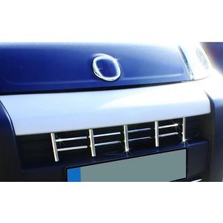 Nerezové lišty na masku chladiče (13 ks) Fiat Fiorino/Qubo 2008–2024 fotografie 3