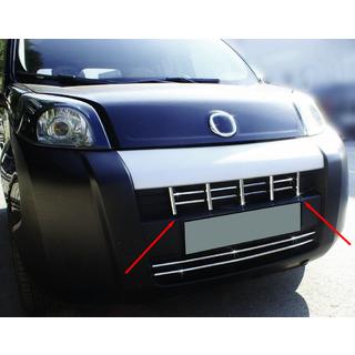 Nerezové lišty na masku chladiče (13 ks) Fiat Fiorino/Qubo 2008–2024 fotografie 1