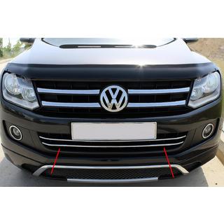 Nerezové kryty předního nárazníku (2 ks) Volkswagen Amarok 2010–2022 fotografie 1