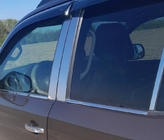 Volkswagen Amarok 2010–2022 Okenní lišty (4 ks, nerez) OmsaLine – italská nerezová ocel fotografie 5