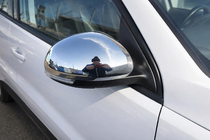 Volkswagen Sharan 2010–2023 Chromové kryty zpětných zrcátek (2 ks, nerez) Carmos - turecká ocel fotografie 7