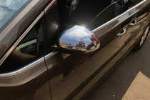 Volkswagen Sharan 2010–2023 Chromové kryty zpětných zrcátek (2 ks, nerez) Carmos - turecká ocel fotografie 3