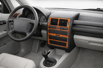 Audi A2 1999–2005 Lišty na palubní desku (Meric) Hliník fotografie 1