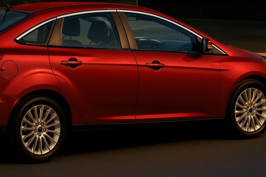 Ford Focus III 2011–2017 Horní lišty oken (8 ks, nerez) Hatchback, OmsaLine – italská nerezová ocel Image