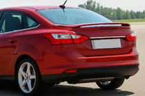 Ford Focus III 2011–2017 Úzká lišta nad SPZ (nerez) Sedan (chrom) fotografie 1