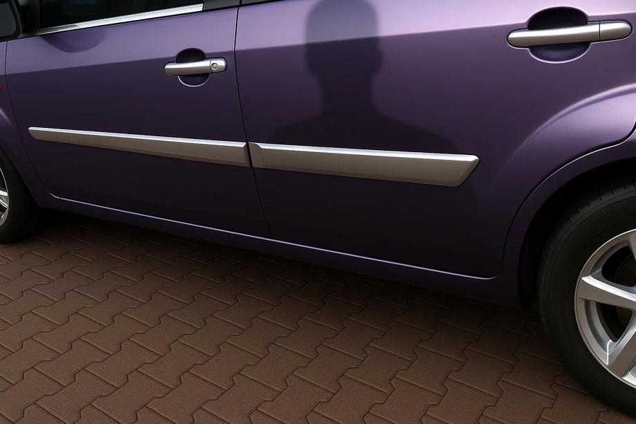 Ford Fiesta 2002–2008 Nerezové lišty na dveře (4 ks) Image