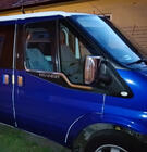 Ford Transit 2000–2014 Nerezové kryty klik dveří Pro 4 dveře, OmsaLine – italská nerezová ocel fotografie 4