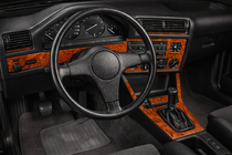 BMW řada 3 E30 1982–1994 Kryty palubní desky Hliník fotografie 1