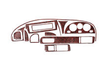 Chevrolet Tacuma/Rezzo 2000–2008 Interiérové kryty Dřevo fotografie 1