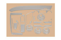 Chevrolet Aveo T250 2005–2011 Kryty palubní desky (velká sada) fotografie 2